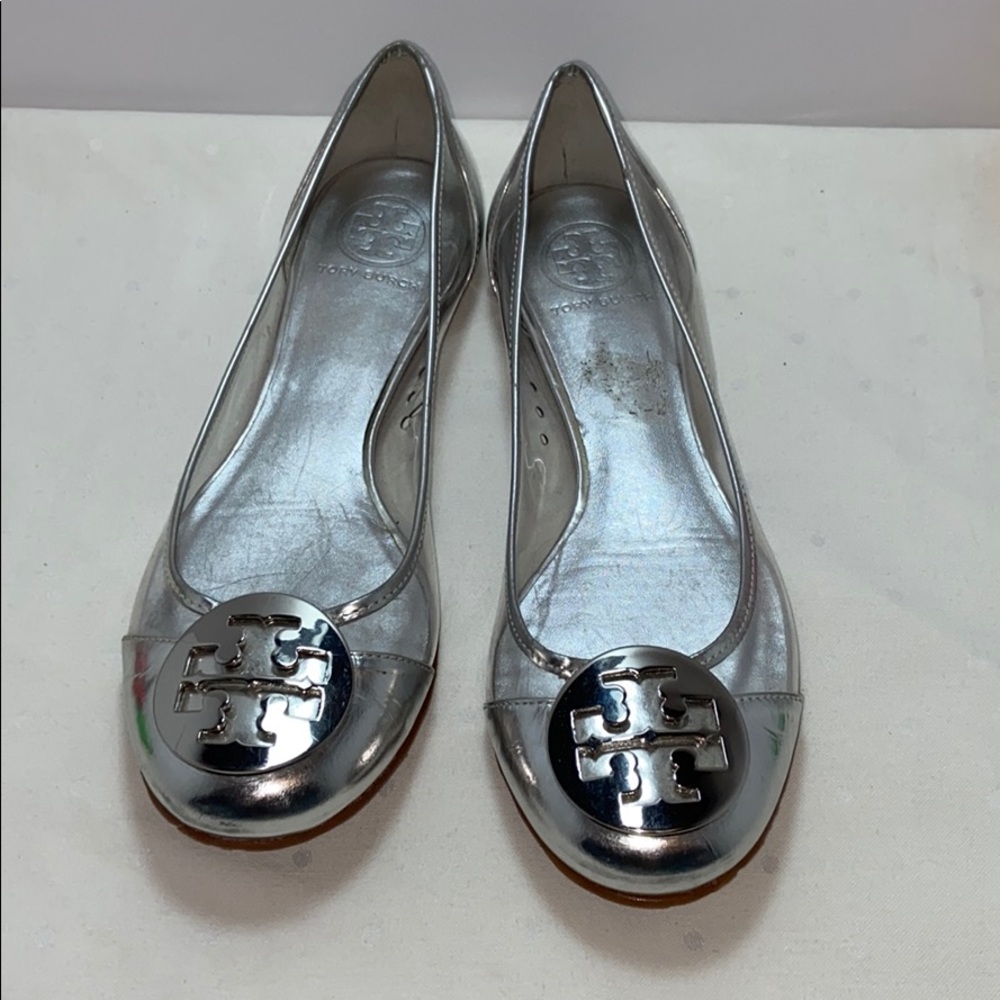 Auth Tory Burch Audrey Lucite Ballet Flats 8 SALE!